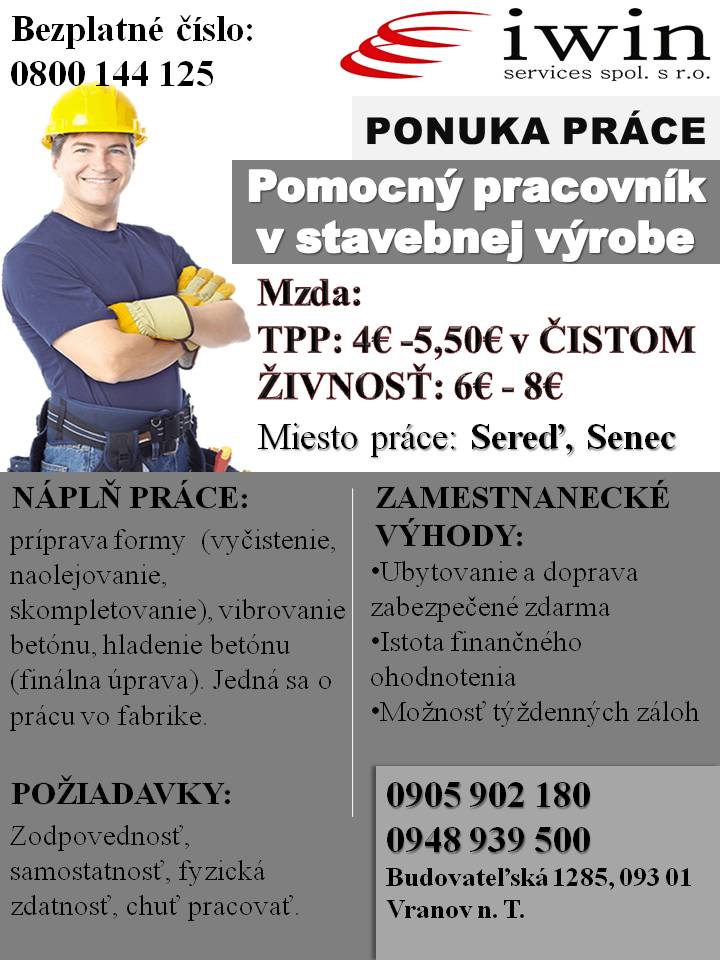 Ponuka práce