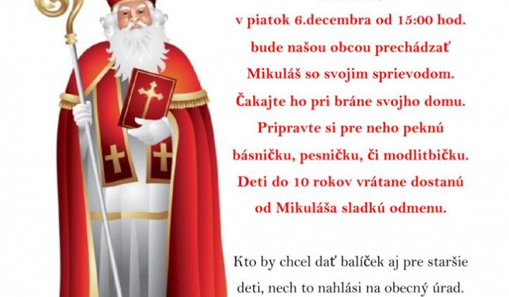 1. fotografia fotogalérie Mikuláš v obci - foto