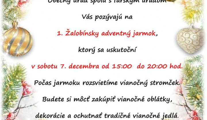 1. fotografia fotogalérie 1. ŽALOBÍNSKY JARMOK - foto