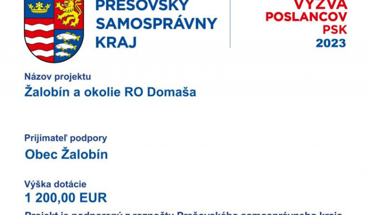 Fotka - Žalobín a okolie RO Domaša